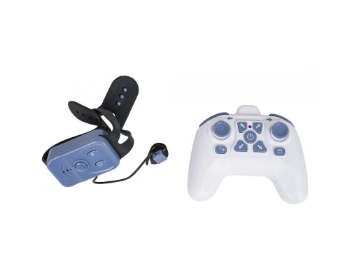 Дитяча машинка  Ramiz 7022-3D на дистанційному керуванні, блакитно-чорна