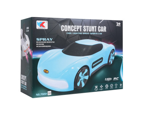 Дитяча машинка  Ramiz 7022-3D на дистанційному керуванні, блакитно-чорна