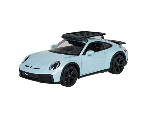 Дитяча машинка RASTAR Porsche 911 Dakar на дистанційному керуванні, масштаб 1:14, блакитно-чорна