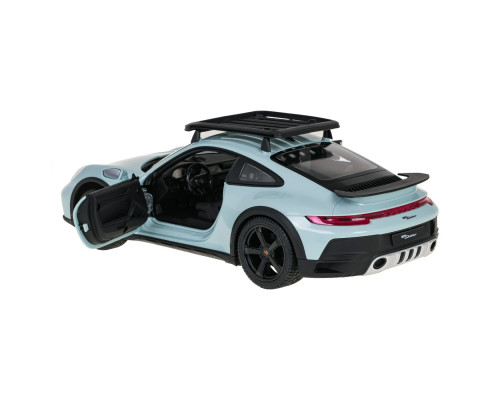 Дитяча машинка RASTAR Porsche 911 Dakar на дистанційному керуванні, масштаб 1:14, блакитно-чорна