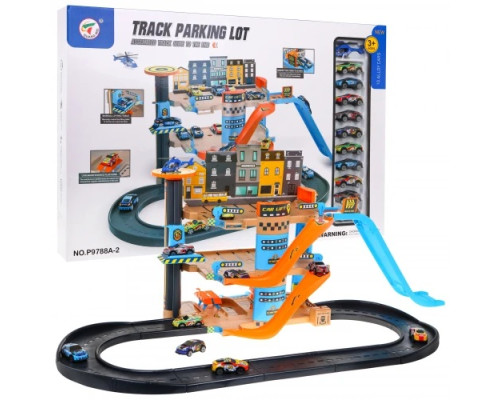 Дитяча гоночна траса з паркінгом та ліфтом 3+ ZPG.P9788A-2