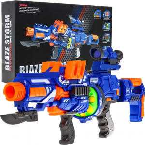 Гвинтівка підліткова 14+ Blaze Storm 12 пінопластових куль + приціл + багнет