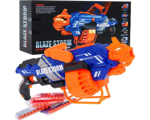 Велика гвинтівка для дітей 8+ Blaze Storm 40 пінопластових куль + опора для ручки