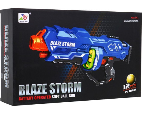 Велика рушниця для підлітків 14+ Blaze Storm 12 куль Пінопластові кульки + Додаткова рукоятка