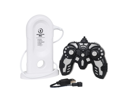 Дитяча машинка  Ramiz 9076 на дистанційному керуванні + зарядна станція, чорно-сіра