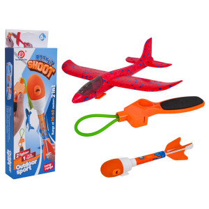 Метальний літак дитячий Ramiz 819-21B 2в1, червоний