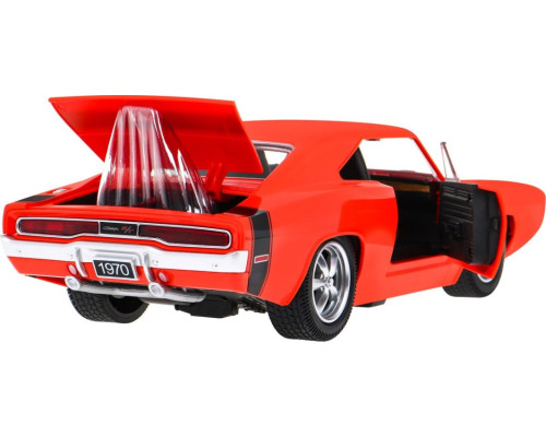 1970 Dodge Charger RT червоний RASTAR модель 1:16 Автомобіль на дистанційному керуванні + пульт дистанційного керування
