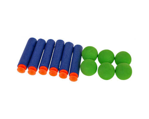 Дитячий пістолет з пусковою установкою 5в1 помаранчевий