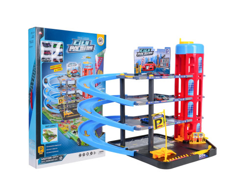 Дитячий іграшковий паркінг Ramiz 981-18 + килимок