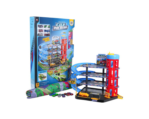 Дитячий іграшковий паркінг Ramiz 981-18 + килимок