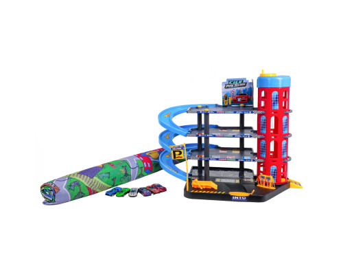 Дитячий іграшковий паркінг Ramiz 981-18 + килимок