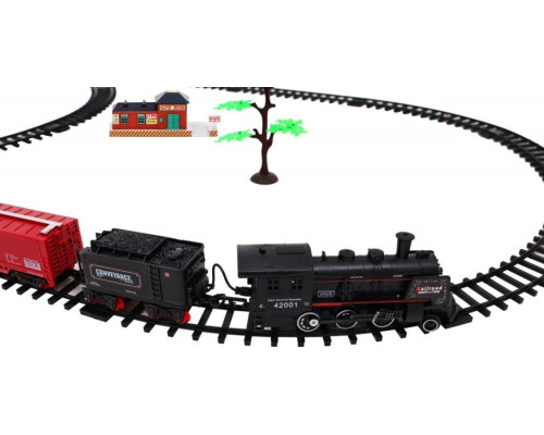 Поїзд зі звуками та димом 2 петлі