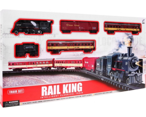 Поїзд зі звуками та димом 2 петлі