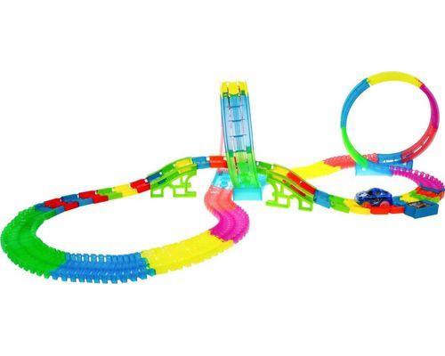 Дитяча гоночна траса, що світиться в темряві для дітей 3+