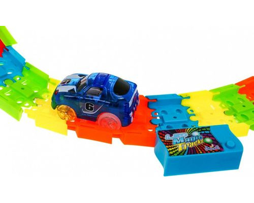 Дитяча гоночна траса, що світиться в темряві для дітей 3+