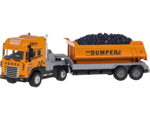 Будівельний самоскид зі світловою та звуковою функцією ZAU.KLX800-242