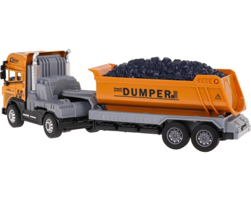 Будівельний самоскид зі світловою та звуковою функцією ZAU.KLX800-242