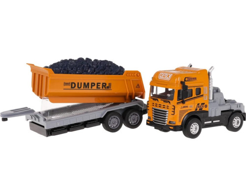 Будівельний самоскид зі світловою та звуковою функцією ZAU.KLX800-242