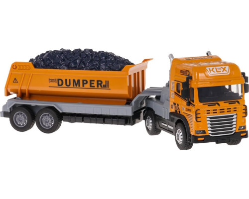 Будівельний самоскид зі світловою та звуковою функцією ZAU.KLX800-242