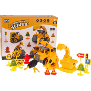 Дитячий набір будівельного транспорту + аксесуари Ramiz ZAU.HMD199-8