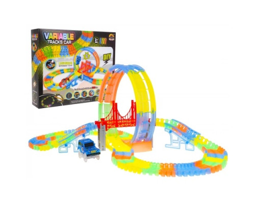 Дитяча гоночна траса для дітей 3+ флуоресцентна