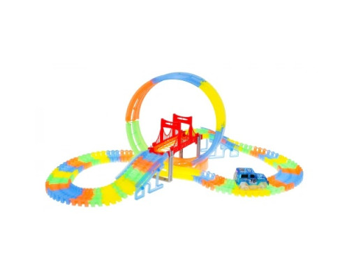 Дитяча гоночна траса для дітей 3+ флуоресцентна
