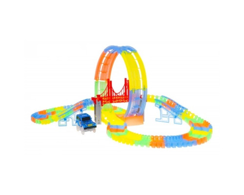 Дитяча гоночна траса для дітей 3+ флуоресцентна
