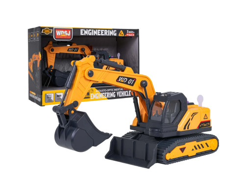 Дитячий екскаватор Ramiz WD101-A, жовто-чорний