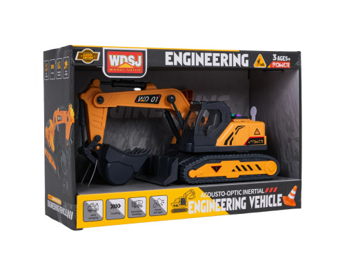 Дитячий екскаватор Ramiz WD101-A, жовто-чорний