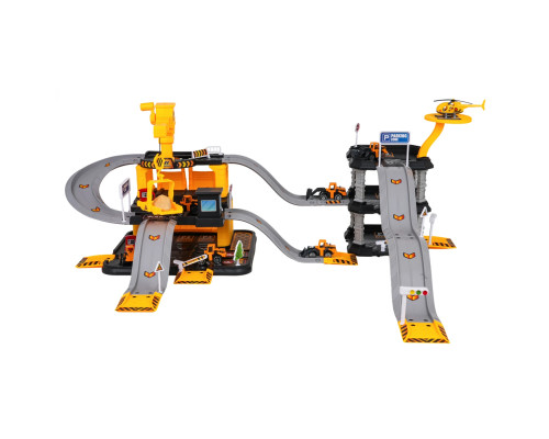 Дитячий іграшковий паркінг Ramiz 666-14 Будівельний майданчик з технікою