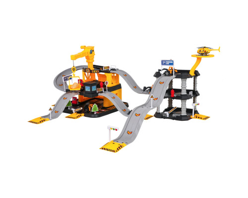 Дитячий іграшковий паркінг Ramiz 666-14 Будівельний майданчик з технікою