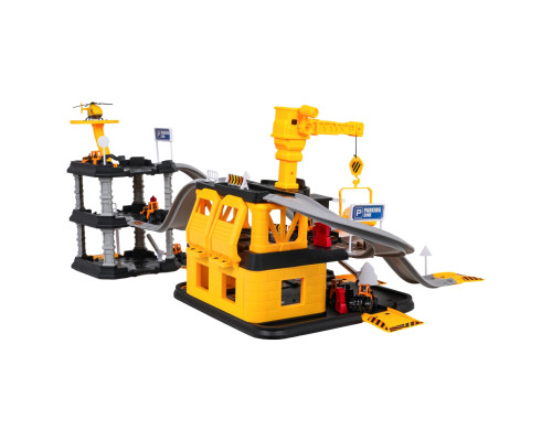 Дитячий іграшковий паркінг Ramiz 666-14 Будівельний майданчик з технікою