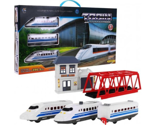 Дитячий потяг з рейками для дітей 3+