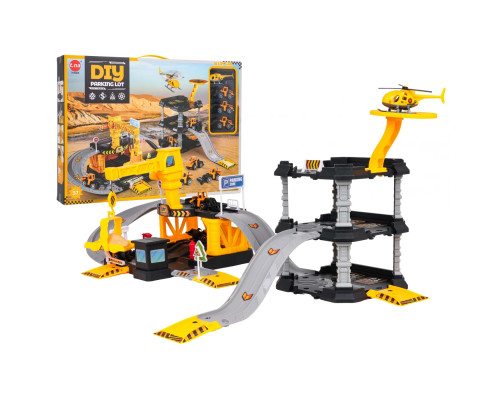 Дитячий іграшковий паркінг та будівельний майданчик Ramiz 1294B + машинки