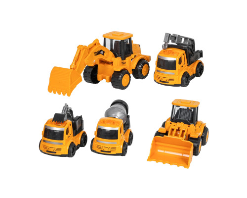 Дитячі будівельні машинки Ramiz 2621-3, жовто-чорні