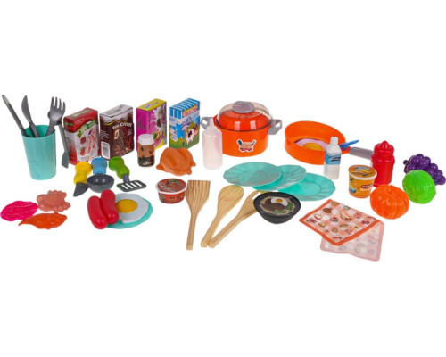 Дитяча кухня з функцією освітлення, звуку, води та пари 42 шт.