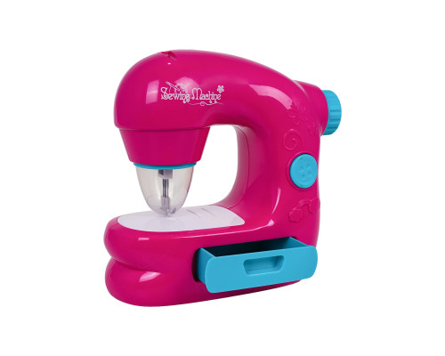 Дитяча швейна машинка з функцією світла, звуку та аксесуарами Ramiz ZDZ.7801-15, рожева