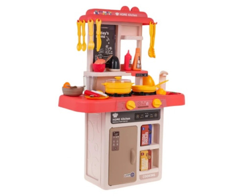 Дитяча кухня з функцією освітлення 43 шт. Рожевий