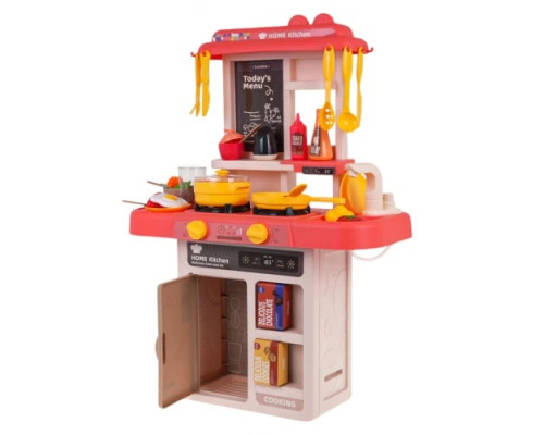 Дитяча кухня з функцією освітлення 43 шт. Рожевий