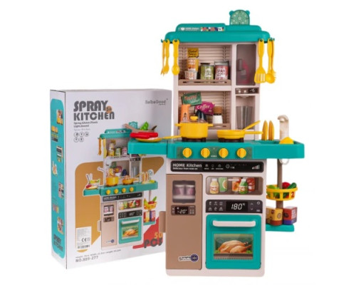 Дитяча кухня з функцією світла, звуку та води 50 шт. Синій