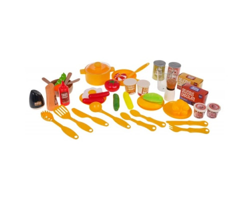 Дитяча кухня з функцією світла, звуку та води 50 шт. Синій