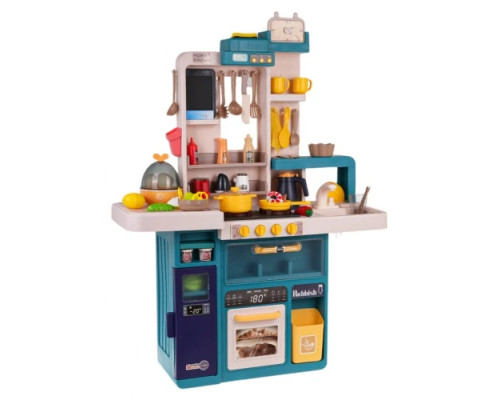 Дитяча кухня зі світлом і звуком 78 шт. Синій