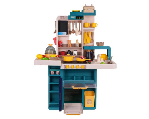 Дитяча кухня зі світлом і звуком 78 шт. Синій