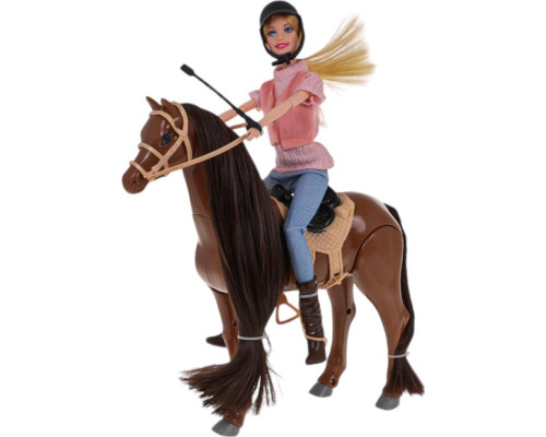 Дитячий набір Лялька з конем + аксесуари ZDZ.112A