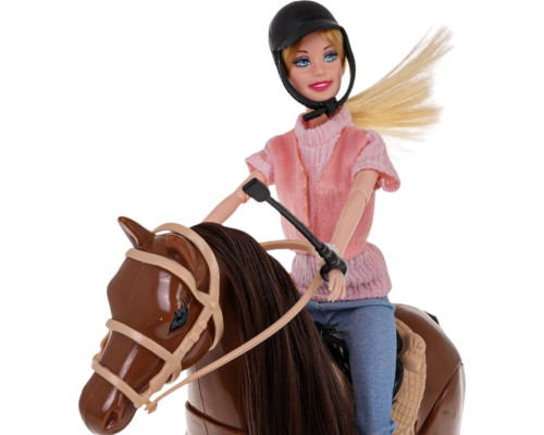 Дитячий набір Лялька з конем + аксесуари ZDZ.112A