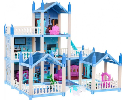  Ляльковий будиночок 6+ 3-х поверховий Синій