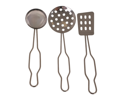 Дитячі металеві кольорові каструлі + аксесуари