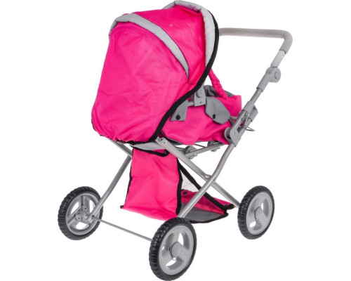 Дитяча іграшкова коляска 2в1 рожева ZDZ.FL8166-1