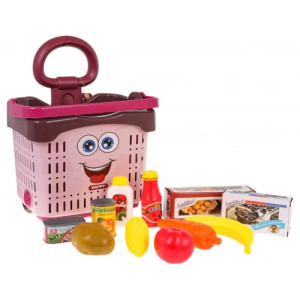 Дитячий іграшковий кошик для покупок + аксесуари Червоний ZDZ.9936.CR