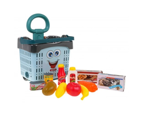 Дитячий іграшковий кошик для покупок + аксесуари Синій ZDZ.9936.NIE